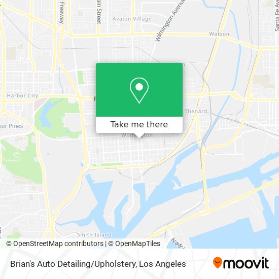 Brian's Auto Detailing / Upholstery map