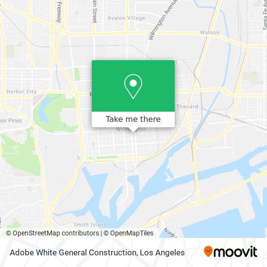 Adobe White General Construction map