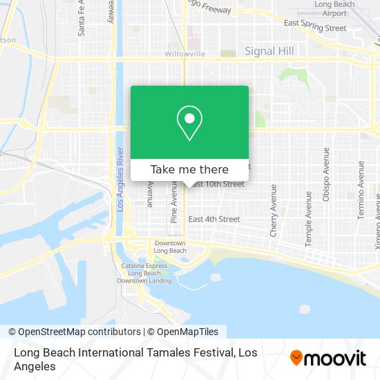 Long Beach International Tamales Festival map