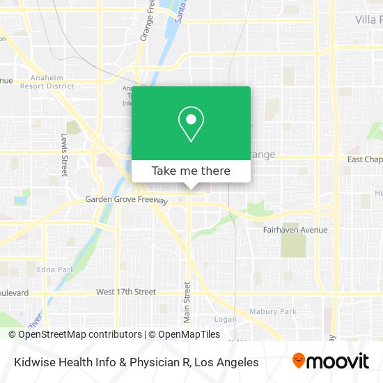 Mapa de Kidwise Health Info & Physician R