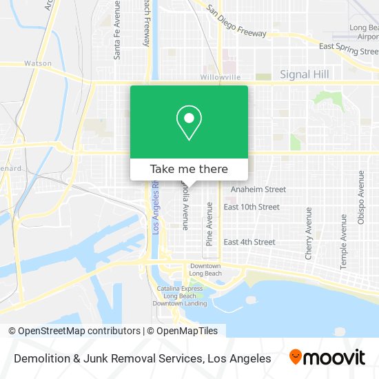 Demolition & Junk Removal Services map