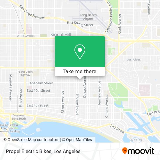 Propel Electric Bikes map