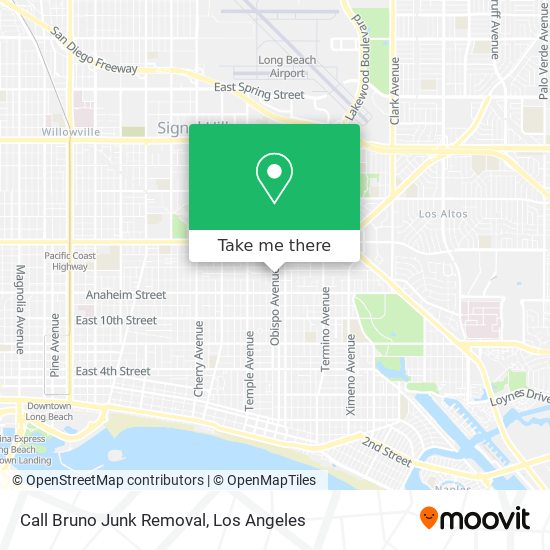 Call Bruno Junk Removal map