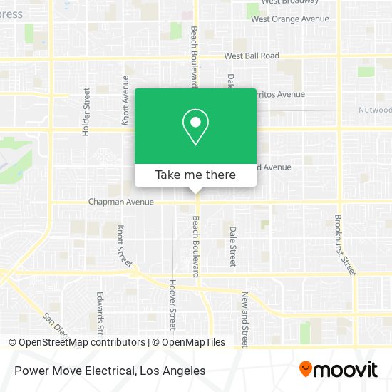 Power Move Electrical map