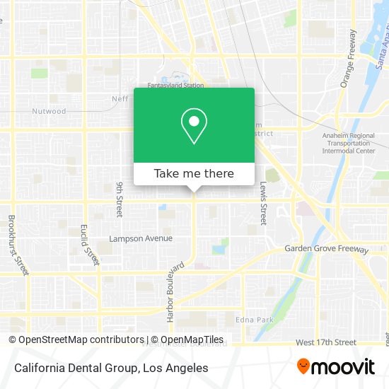 California Dental Group map