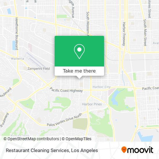 Restaurant Cleaning Services map