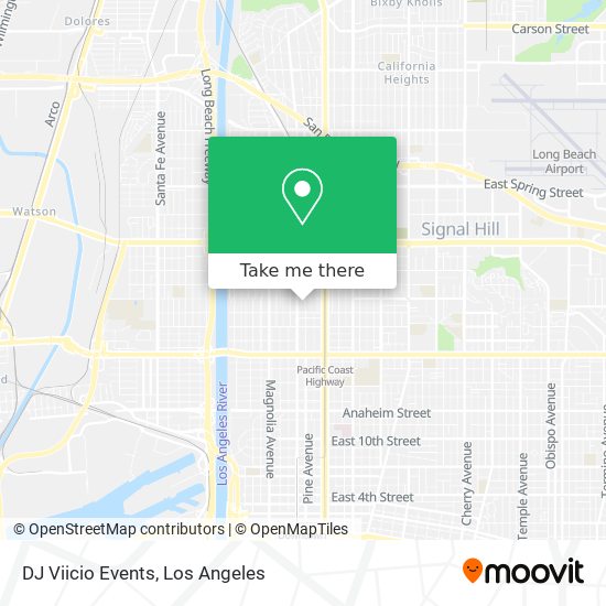 Mapa de DJ Viicio Events