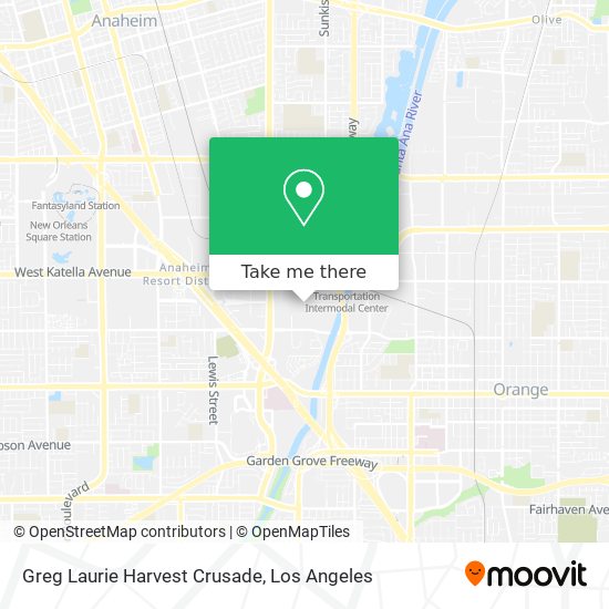 Greg Laurie Harvest Crusade map