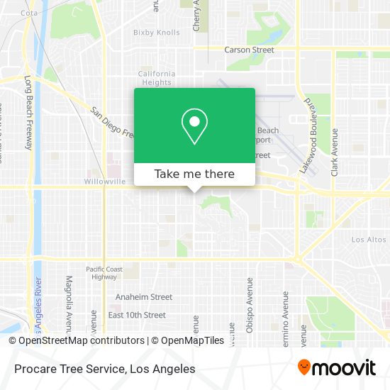 Procare Tree Service map