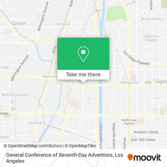 Mapa de General Conference of Seventh-Day Adventists