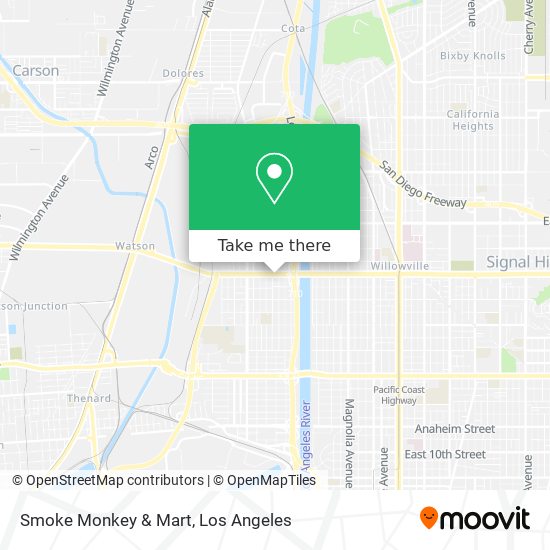 Mapa de Smoke Monkey & Mart