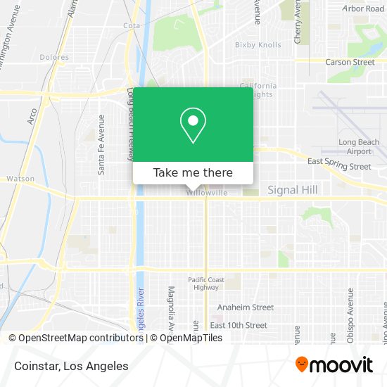 Coinstar map