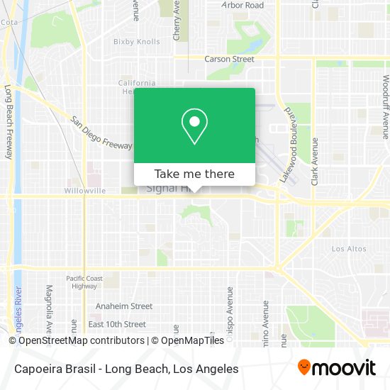 Capoeira Brasil - Long Beach map