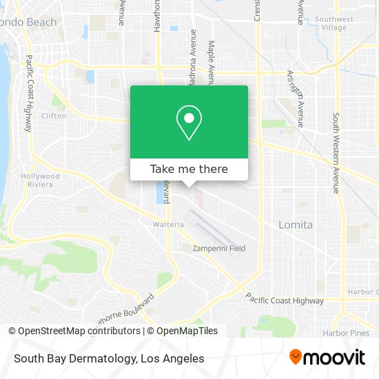 Mapa de South Bay Dermatology