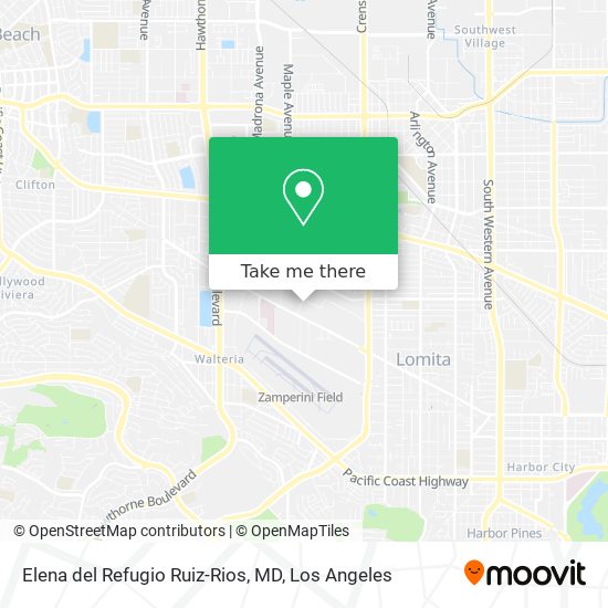 Mapa de Elena del Refugio Ruiz-Rios, MD
