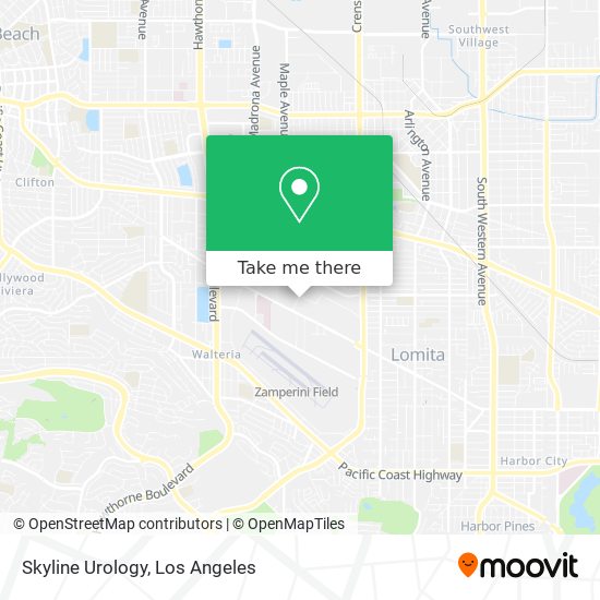 Skyline Urology map