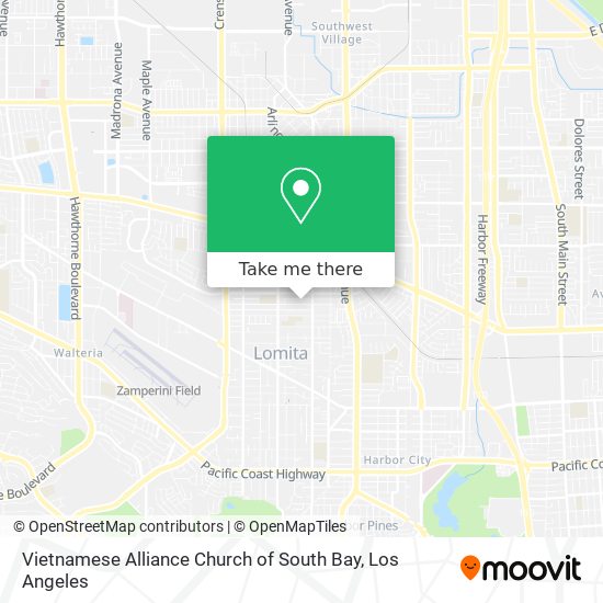 Vietnamese Alliance Church of South Bay map