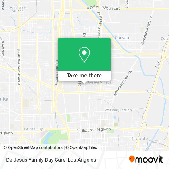 Mapa de De Jesus Family Day Care