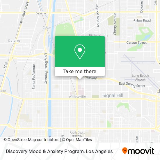 Discovery Mood & Anxiety Program map