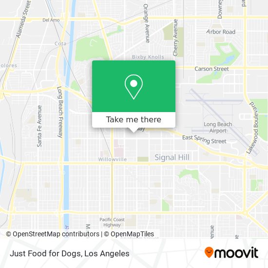 Just Food for Dogs map