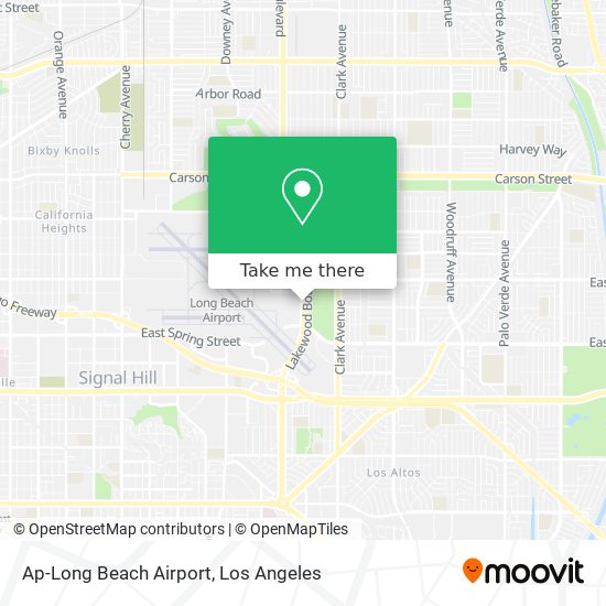 Ap-Long Beach Airport map