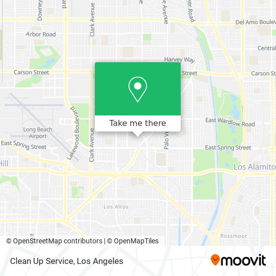 Clean Up Service map