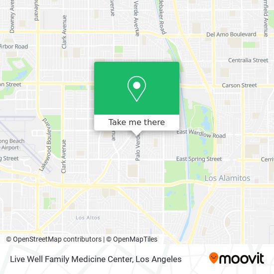 Live Well Family Medicine Center map