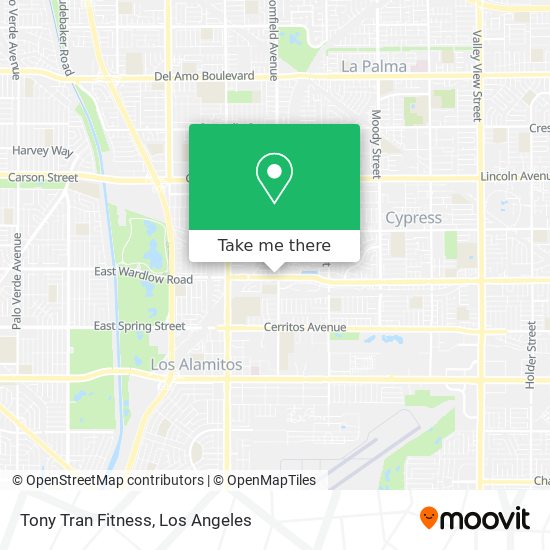 Mapa de Tony Tran Fitness