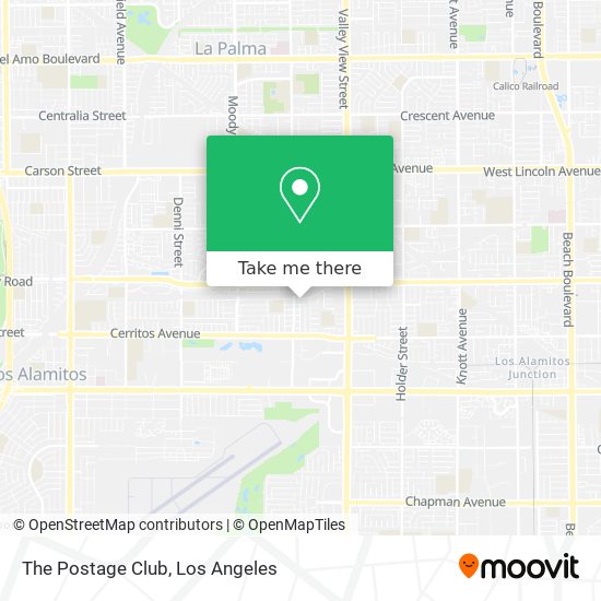 The Postage Club map