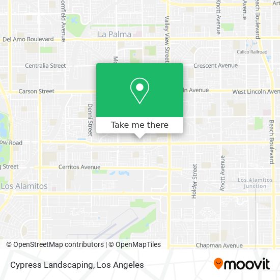 Cypress Landscaping map