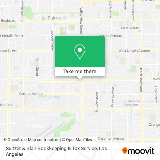 Mapa de Sultzer & Blair Bookkeeping & Tax Service