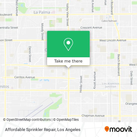 Mapa de Affordable Sprinkler Repair
