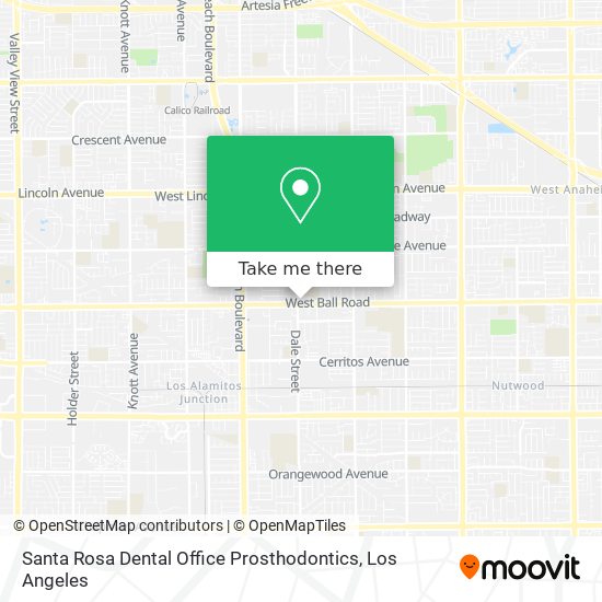 Santa Rosa Dental Office Prosthodontics map