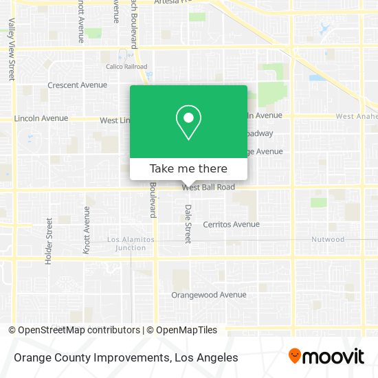 Orange County Improvements map