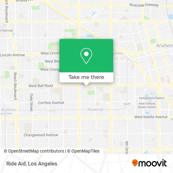 Ride Aid map