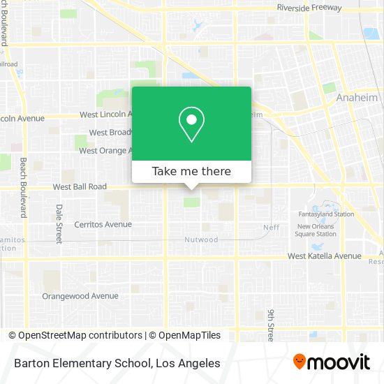 Barton Elementary School map