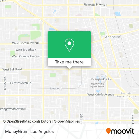 MoneyGram map