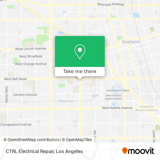 Mapa de CTRL Electrical Repair