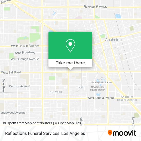 Reflections Funeral Services map