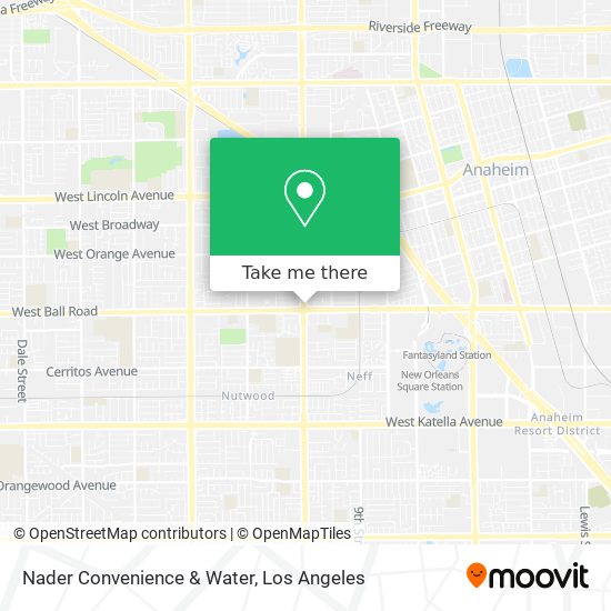Nader Convenience & Water map