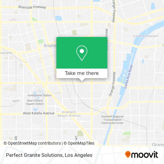 Mapa de Perfect Granite Solutions