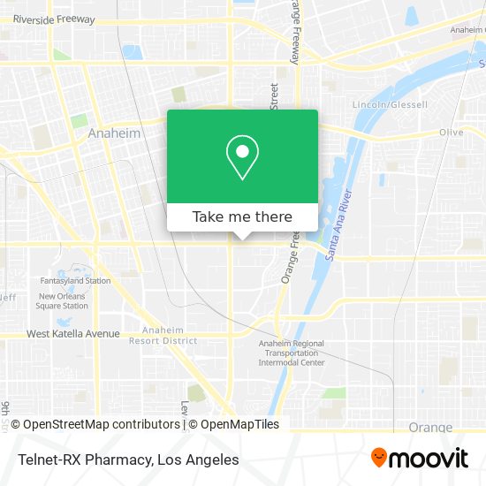 Telnet-RX Pharmacy map