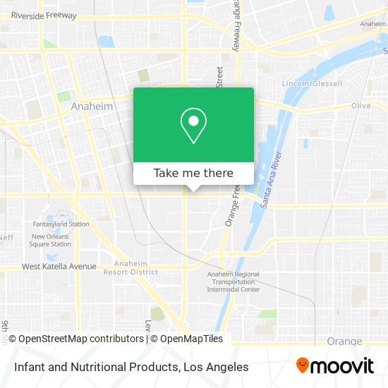 Infant and Nutritional Products map