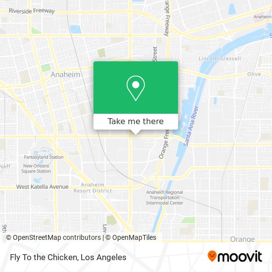 Fly To the Chicken map