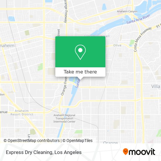 Mapa de Express Dry Cleaning