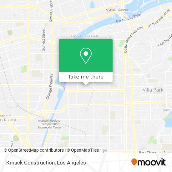 Mapa de Kmack Construction