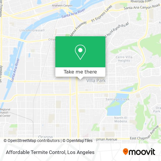 Mapa de Affordable Termite Control