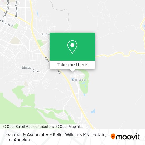 Escobar & Associates - Keller Williams Real Estate map