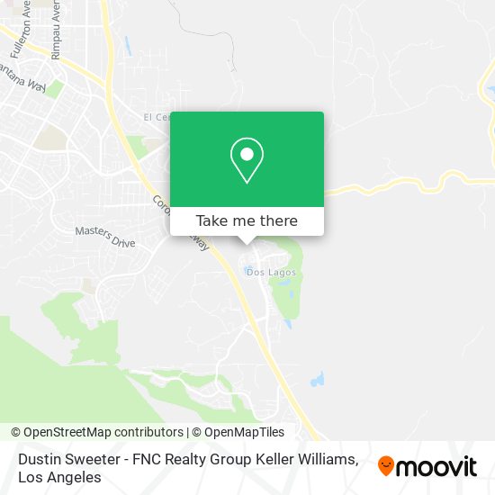 Mapa de Dustin Sweeter - FNC Realty Group Keller Williams