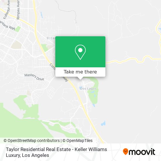 Taylor Residential Real Estate - Keller Williams Luxury map